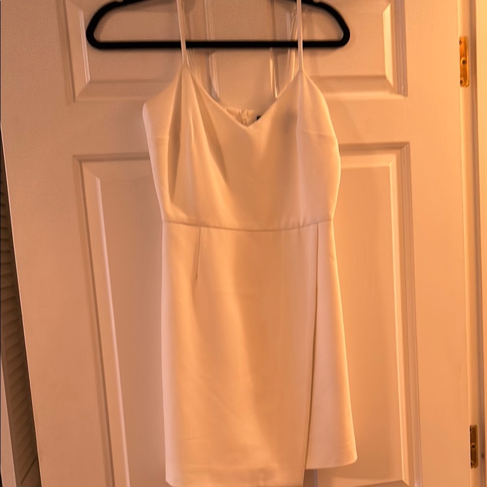 Elegant White Women's Dress